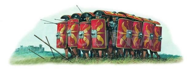 Roman "testudo" formation...