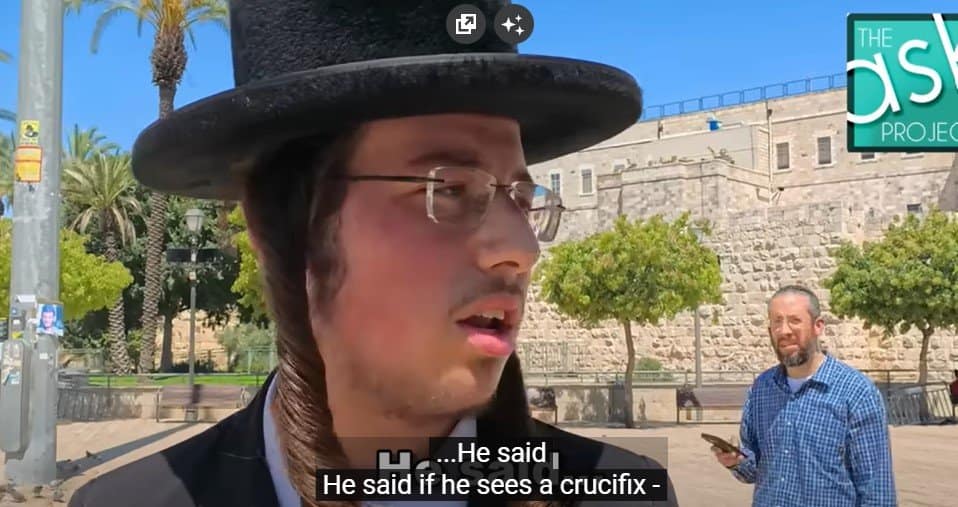 The Ask Project – Religious Israeli “jews”: Is it okay to spit on Christians?